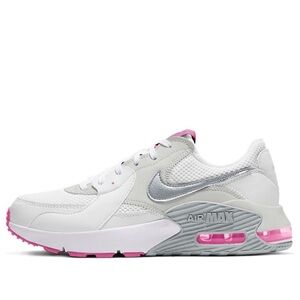 Nike Women's Air Max White and Silver Sneakers